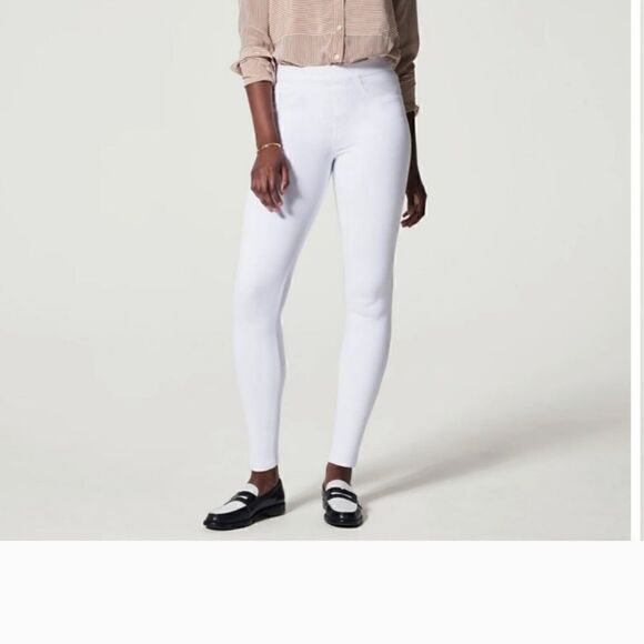 SPANX Pants - Spanx Jean-ish Ankle Jeans Leggings. White, Size M